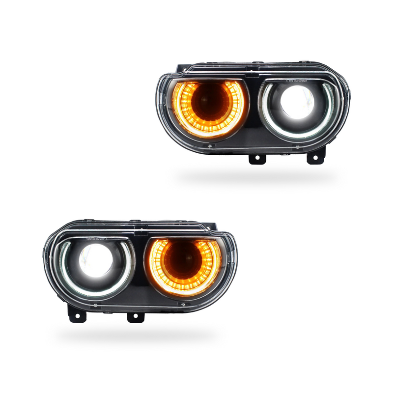 Load image into Gallery viewer, DGH6 Modified LED Headlights Dodge Challenger 2008-2014
