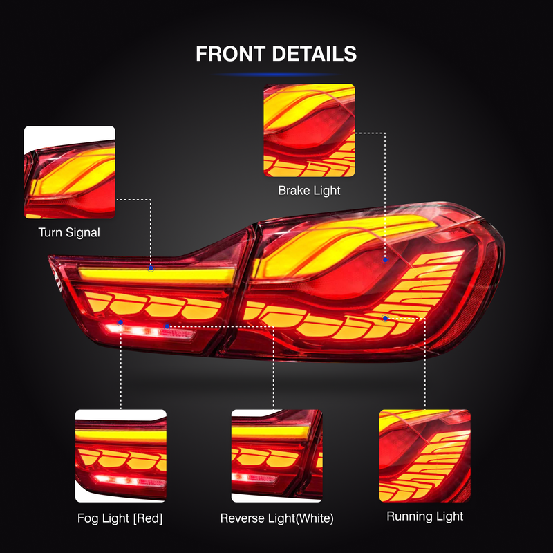 Load image into Gallery viewer, FA12 OLED Tail Lights (BMW M4 Series)
