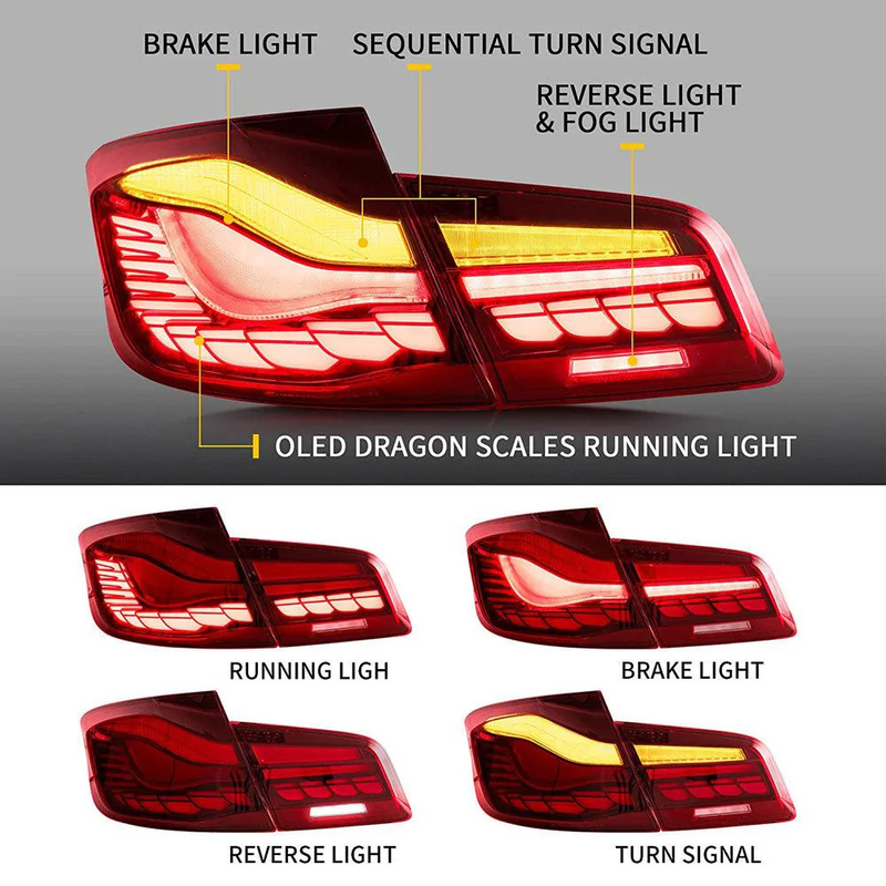 Load image into Gallery viewer, OLED Tail Lights BMW 5 SERIES (2011-2017)
